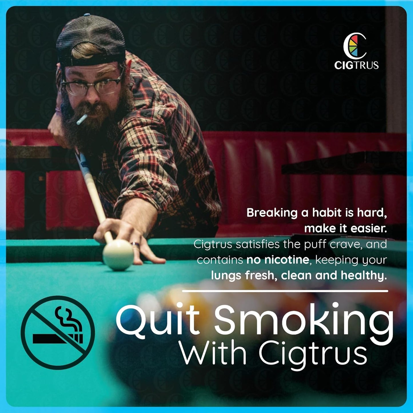 Craving Relief Inhaler (Various Packs) - Natural Smoking Alternative, Nicotine and Tobacco Free, Cigtrus Non-Electric Solution (Various Flavors)