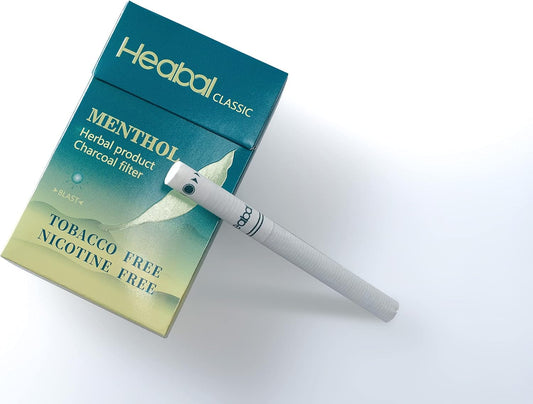 HEABAL Herbal Cigarettes - Nicotine Free and Smoke Free 20 pcs (Mint)