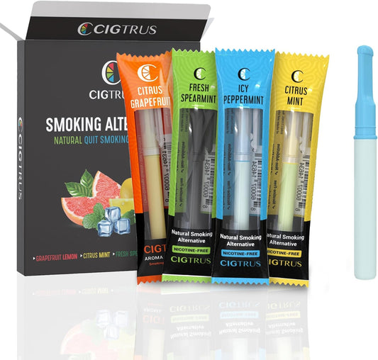 Craving Relief Inhaler (Various Packs) - Natural Smoking Alternative, Nicotine and Tobacco Free, Cigtrus Non-Electric Solution (Various Flavors)